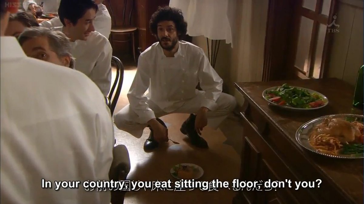 xenophobia, i just can& #39;t take it when they were messing with the food. that was too low. if only i can teleport myself to meiji era, i will give a potato slap to each of them. dont mess with my boi nyahh  #TheEmperorsCook   #TennoNoRyoriban   #天皇の料理番