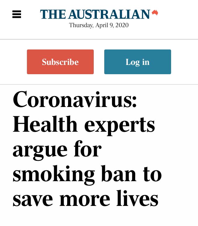 The ‘experts’ are from Tobacco Control magazine which has argued for the prohibition of cigarettes for years.