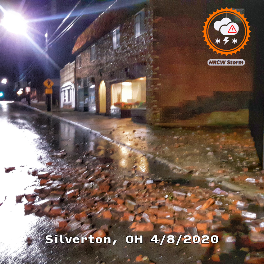 NRCWStorm's tweet photo. Here's a few snapshots of damage in Silverton, OH from tonight's tornado-warned cell... https://t.co/Zv0mQRErOg