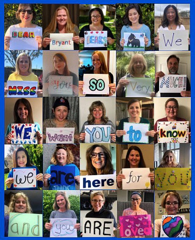 jamien96's tweet photo. A message to our families from your Bryant family #chooseGGUSD https://t.co/o3ExtD2pCS