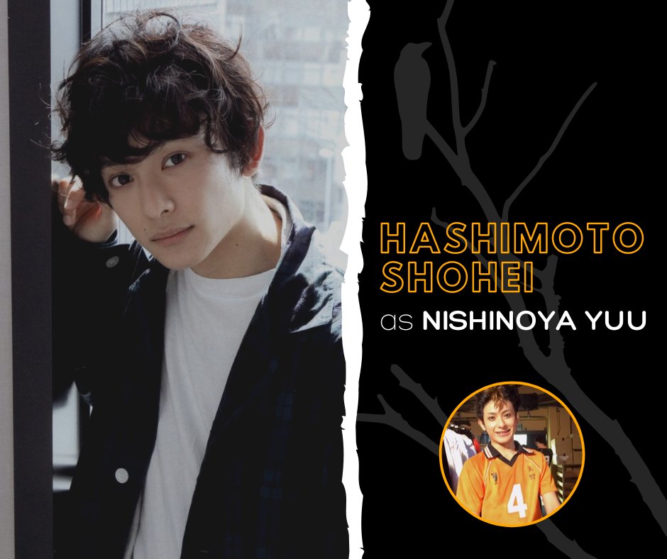 Fun fact: He plays the drums! You might have already seen him before - he plays Akutagawa Ryunosuke in the stage plays of Bungou Stray Dogs! He has also been cast as Hiei in Yu Yu Hakusho's stage play.Twitter:  https://twitter.com/hashimotoshohey 