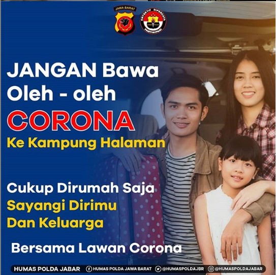 polsek_utbar's tweet photo. Jangan bawa oleh-oleh corona kampung halaman
#IkutiAturanCegahCorona https://t.co/h4HepFbhr5