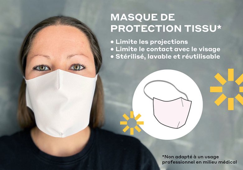 AgenceCDesign1's tweet photo. https://t.co/f5xvWF1ykp vous propose ses masques de protection en tissu personnalisables, lavables et réutilisables. A partir de 19,50€HT les 10 exemplaires ! Livraison en sus J+12.  Plus d'info : https://t.co/DGXthYAD3p https://t.co/Z880e2RoNq