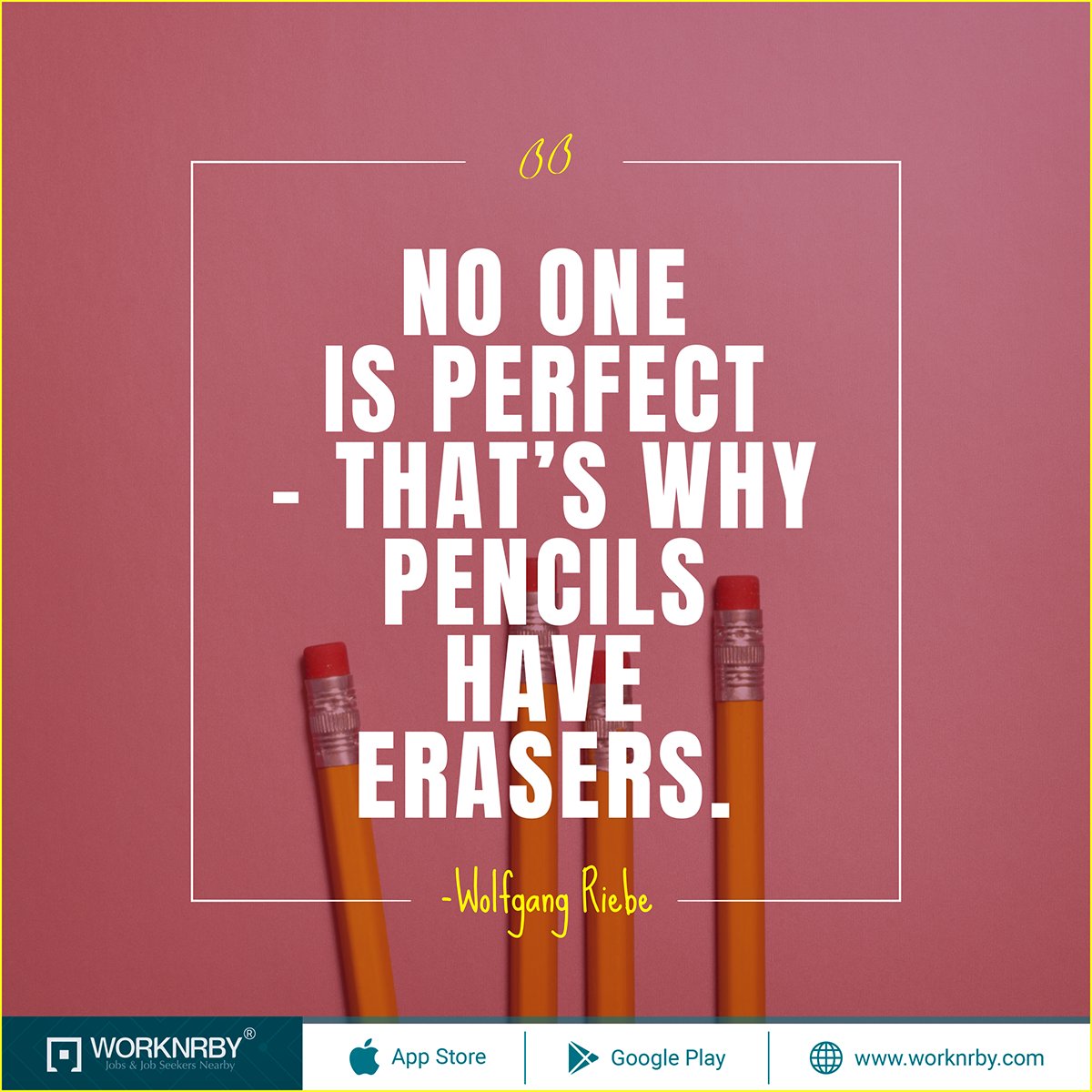 worknrby's tweet photo. To be sure, perfection is the goal but it can not be achieved in one single initiative.
#motivationalwords #thursdaymotivation #thursdaythoughts #successquotes #CareerTips #wordstoinspire #Worknrby #WorknrbyQuotes https://t.co/BftonhOduN