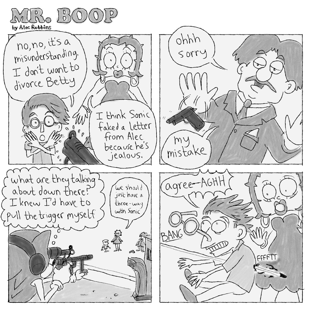 E N D  OF  B O O P  I(don't worry, mr. boop will continue onward uninterrupted tomorrow morning with more daily comics as usual... please stay tuned for an exciting Book Preorder Announcement...)