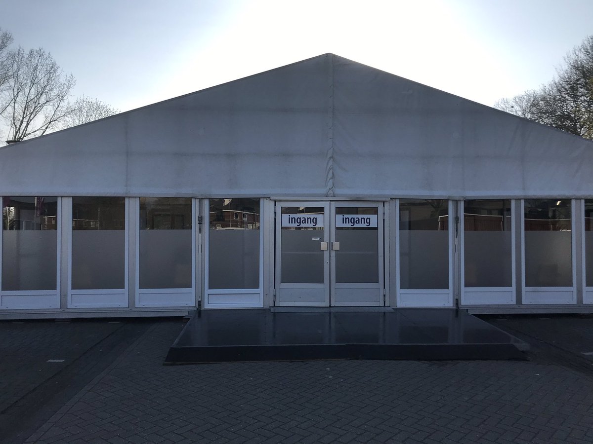 Aanwezig bij de start vandaag op onze grote Corona testlocatie van <a href="/ggdfryslan/">GGD Fryslân</a> Indrukwekkend zo snel dit is gerealiseerd Op terrein van partner <a href="/Izore/">Izore</a> Mooi werk <a href="/VRFryslan/">Veiligheidsregio Fryslân</a>
