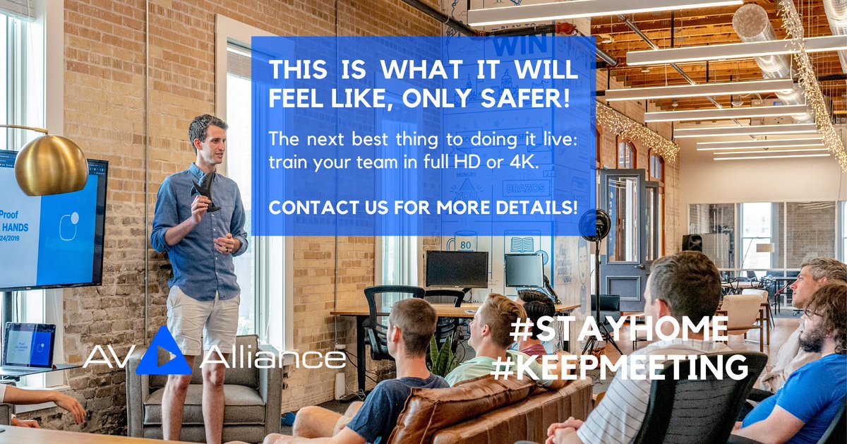 We LIVE for live events. And we know that you do, too.
We are offering you interactive live streaming solutions in full HD or 4K resolution for your online events, meetings, trainings, and conferences anywhere in the world. #stayhome #keepmeeting #avalliance