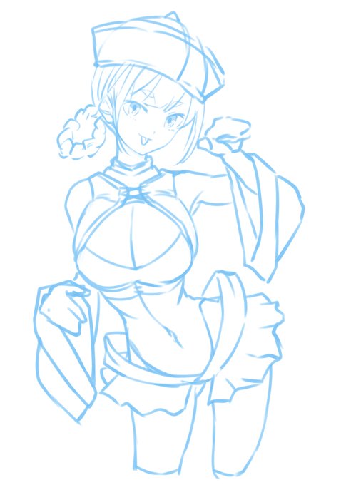 雰囲気で進めたけどスカートどうなってるんだこれ 