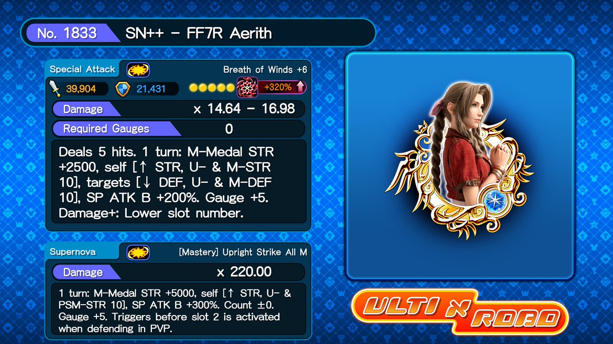 Roboloid Khux Final Fantasy 7 Remake Medals Are Coming To Khux Tifa Does Speed Reflect Defense Piece And Cloud And Sephiroth Are Strong 2 Turn Attackers With High Power Str