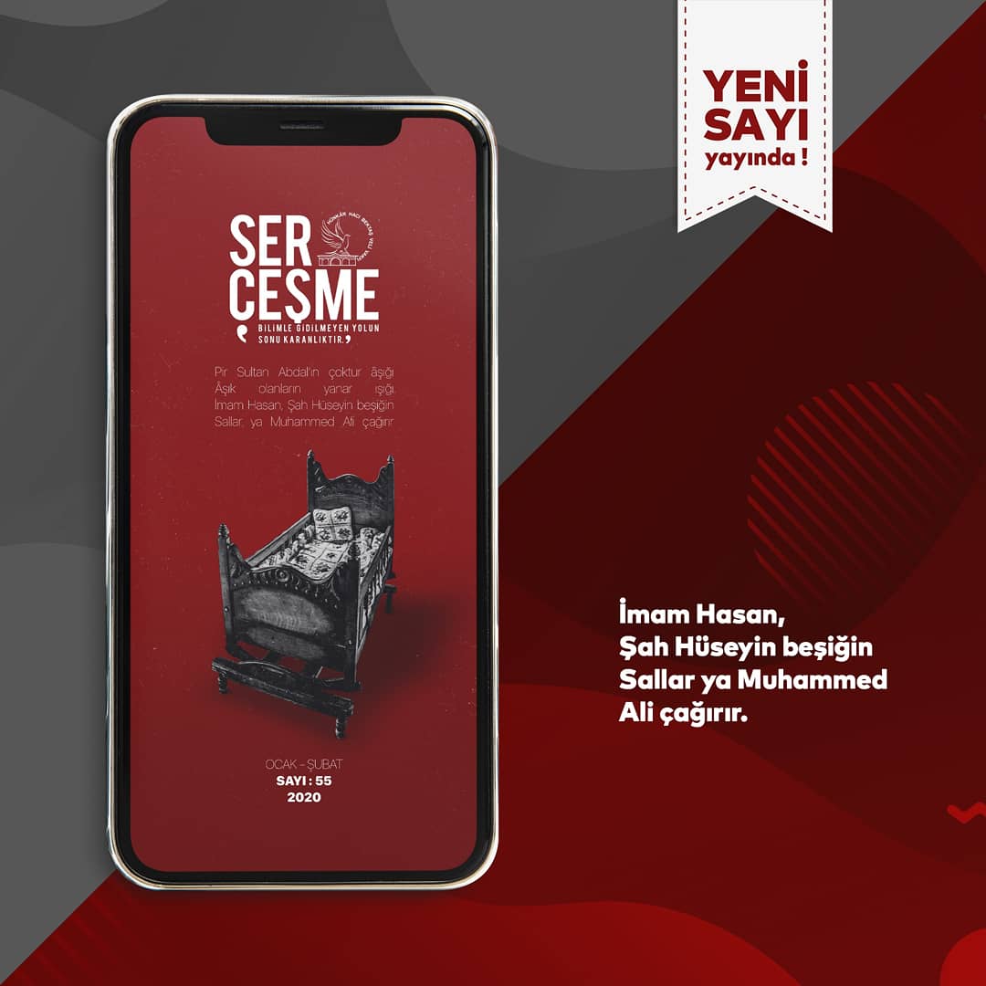 Serçeşme Dergisi 55. sayısı yayınlandı.

Mobil uygulama üzerinden hemen okuyabilirsiniz.

#Alevi #Bektaşi #Deyiş #Nefes #İmamAli #Kerbela #SerçeşmeDergisi #SercesmeDergisiArtıkDijital #Serçeşme
#HacıBektaşVeli