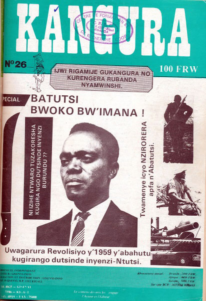 In Rwanda, the RTLM radio and newspapers like Kangura were used to portray Tutsi as snakes and cockroaches, bloodthirsty and untrustworthy fiends, and much much more.In a society not known for its drawing prowess, caricature took on a whole new meaning