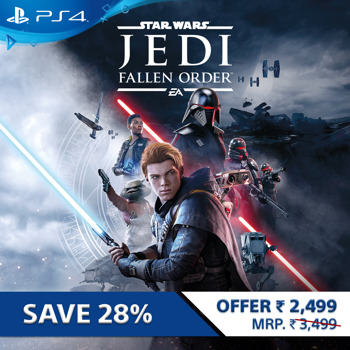 GamesTheShop's tweet photo. #Eastersale STAR WARS Jedi: Fallen Order is available for Rs 2,499/- only! Top up your PS Wallet from https://t.co/6i1KvSQoJS
#Quarantine #Lockdown #Starwars #StarwarsJediFallenOrder #PS4 #PSWallet #GamesTheShop https://t.co/YIefyg0nN7