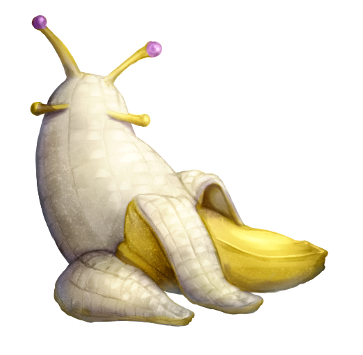 ট ইট র ぱらびょ こねこ 漫画とボディメイク中 バナナナメクジってバナナに似てるナメクジがホントに居るんですよw ソコから着想を得ました