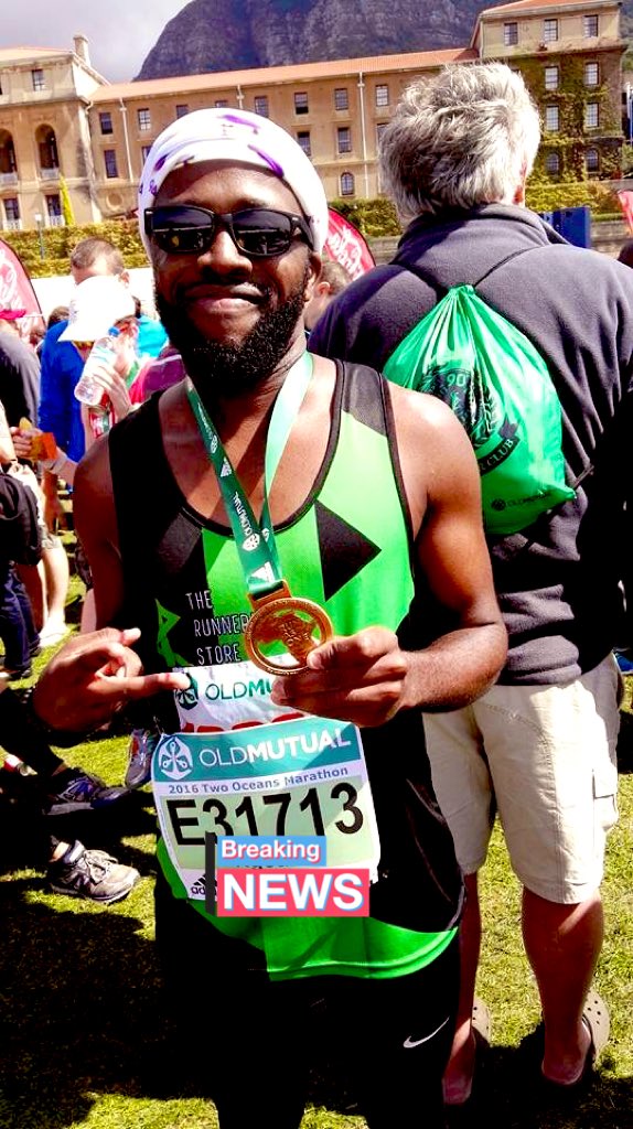 Sefenyamasogana's tweet photo. Overall position 3037 out of 11744
Finish Time 05:42:53
Medal:Bronze
@2OceansMarathon #DreamsWorthChasing #LifeWorthLiving #TheBeardedRunner #RunnerBAE https://t.co/sLX7Jo7AAD