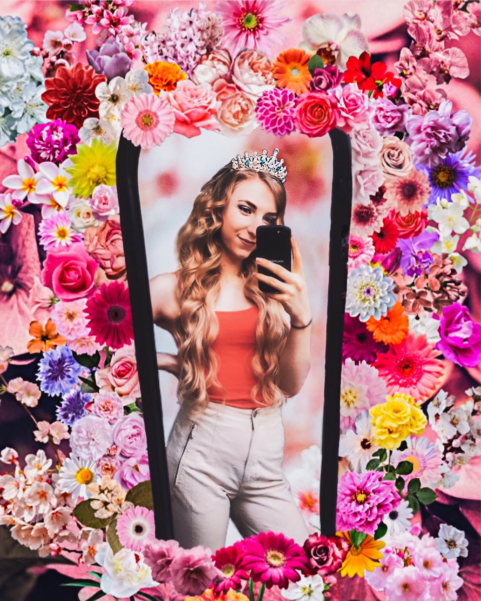 JahnkeTonie's tweet photo. SPRING VIBES 🌸🌺🌷💐🌞

#spring #happy #toniejahnke #queen #flowers #selfie https://t.co/Zz3Id07B6J
