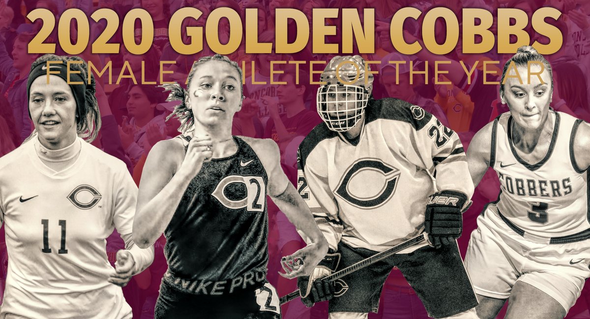 CobberSID's tweet photo. VOTE! Make sure to hit the link ⬇️ to vote for this year's Golden Cobb awards. The award show will be on Thurs., Apr. 16 at 7:00. Who should get Female Athlete of the Year? Karsen Granning, Josie Herrmann, Libby Hinrichs or Autumn Thompson?   

Vote: https://t.co/haJztbGzh4 https://t.co/1Y4n17tg2n
