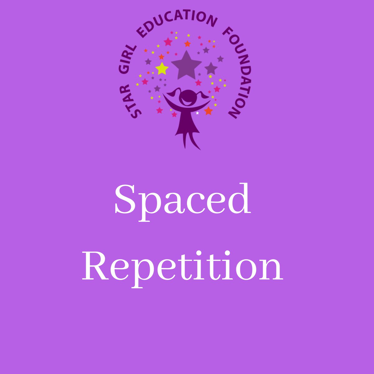 StarGirlEdu's tweet photo. Our study tip for today is Spaced repetition

A Research shows that instant recall has a 100 perfect information retention. But as little as an hour later, you can only recall merely 44 percent of what you have read. To counter this, use spaced repetition. 

#studytips
#sgef
#un https://t.co/Vz9mJk6GjP