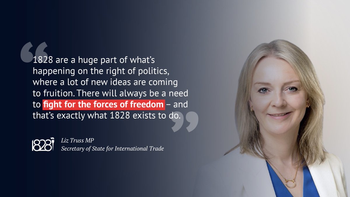 We are delighted to welcome  @trussliz to  @1828uk as a parliamentary supporter!