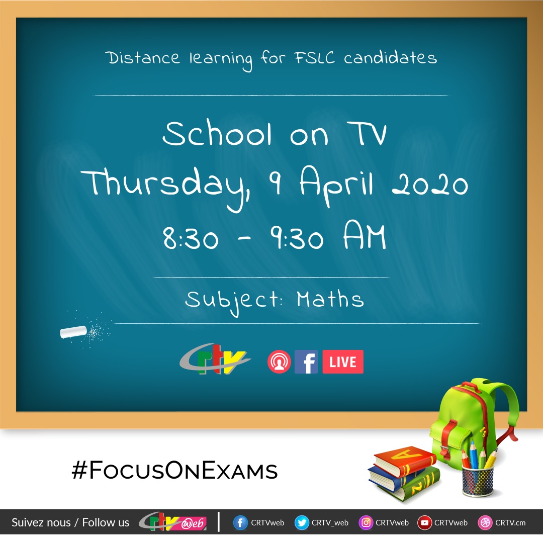CRTV_web's tweet photo. #FocusOnExams
Today on #CRTV https://t.co/r9xFHFhQ89