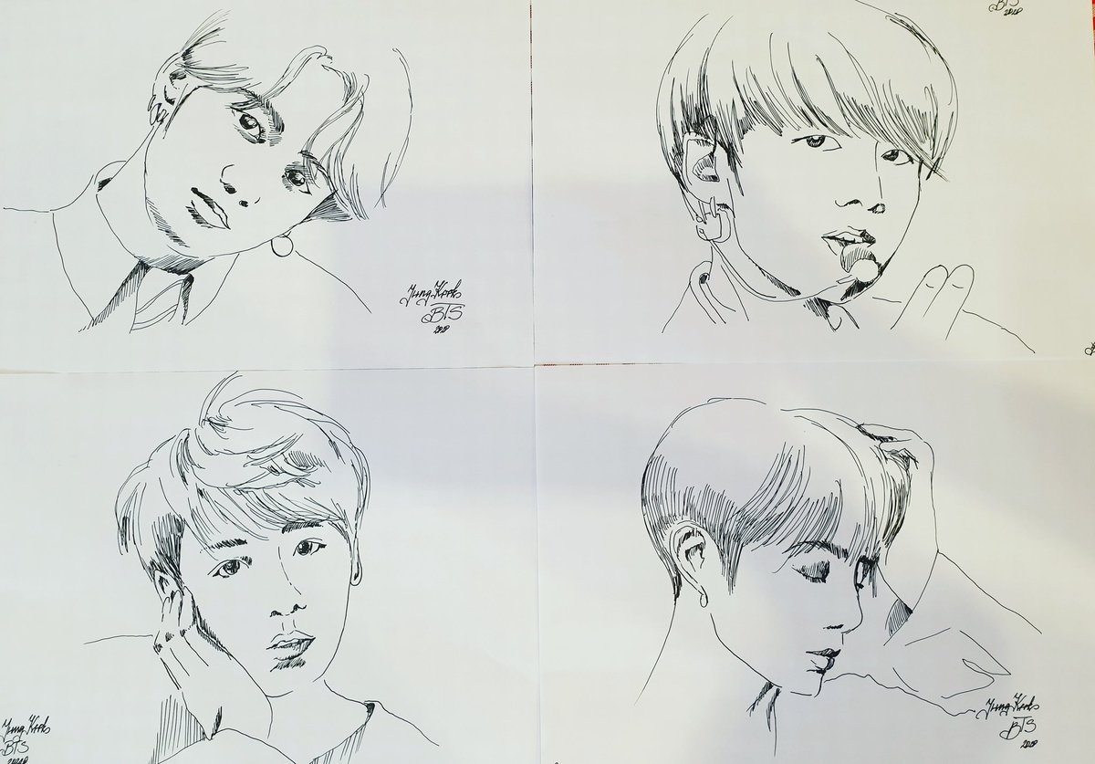 G Art House Bts Jungkook Portrait Drawing Ink Pencil On Paper For All Fans Of This Music Group Bts Btsarmy Jungkook Jungkookdrawing Jungkookimage Art Portrait Sketch T Co Zm4zbbf3iy