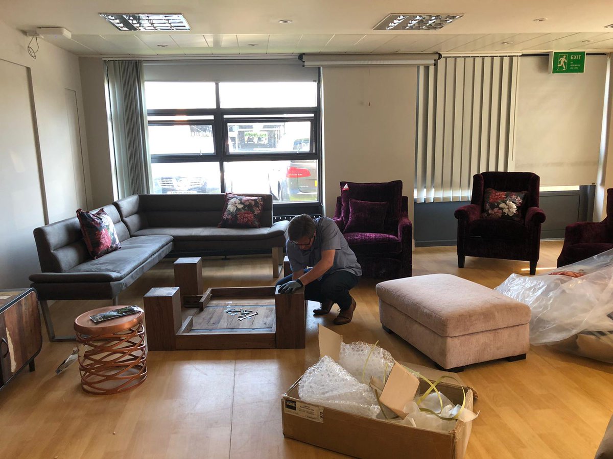 StockportNHS's tweet photo. Massive thanks to @Arighi_Bianchi for their generous gifts of furniture for our Staff Sanctuary Room. Following our appeal they invited us to their warehouse and gave us want we wanted all for free. So generous and will be hugely appreciated by all who use the room. 🌈 https://t.co/fU6M8Noo4n