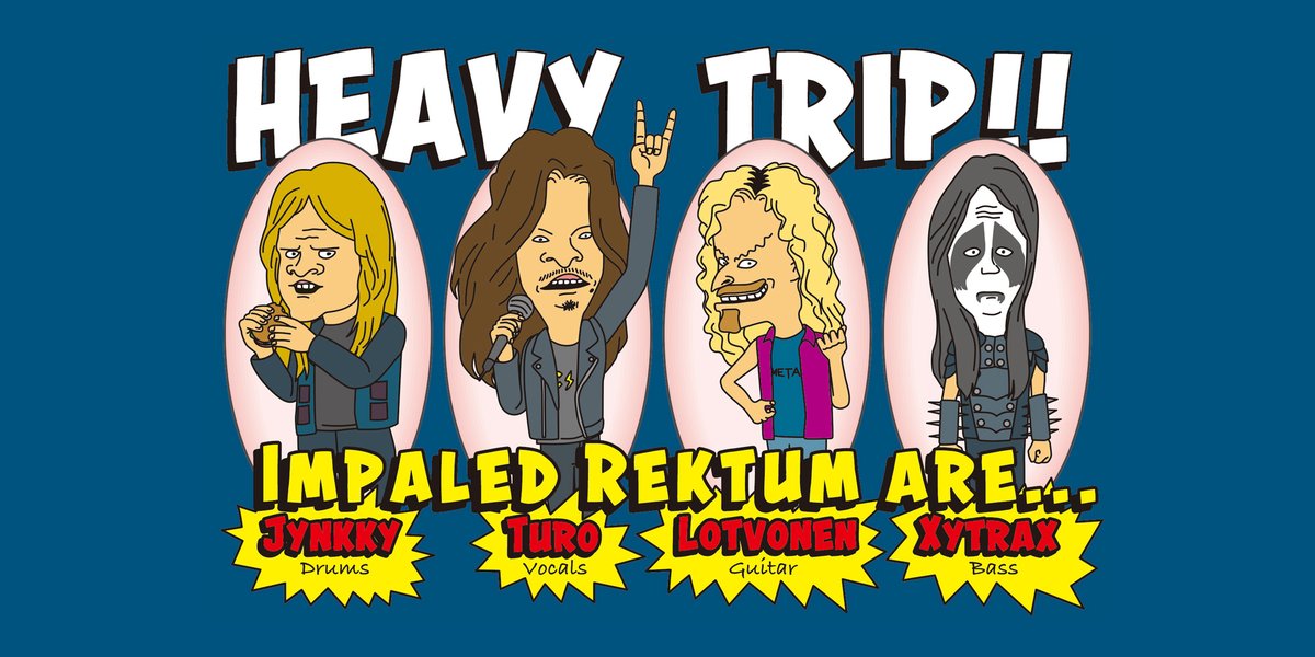 Sugwi Pa Twitter ヘヴィトリップ を ビーバスアンドバットヘッド Beavis And Butt Head 風に なんとなく ビーバス ロットヴォネン とバットヘッド トゥロ っぽくない と思ったので描いてみました ヘヴィトリップはスペースシャワー提供なのに Mtv