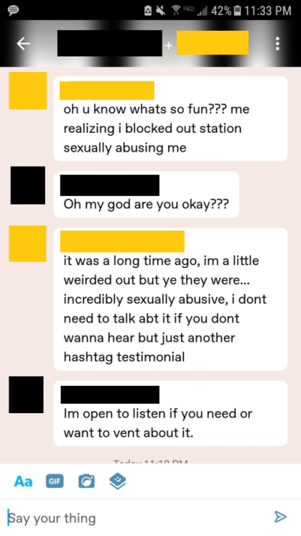 Apologies if out of order but here's testimony of an ex accusing it of rape. Keep in mind Toony raised allegations of rape only after this came out. Also noted others have accused it of sexual harassment and rape, but this is the best example.