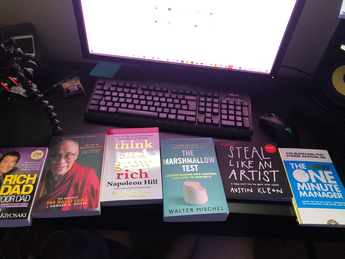 I'm not following the rules 100%As I'll be using the extra time to read books and work on my affiliate websites. I bought about 20 books.