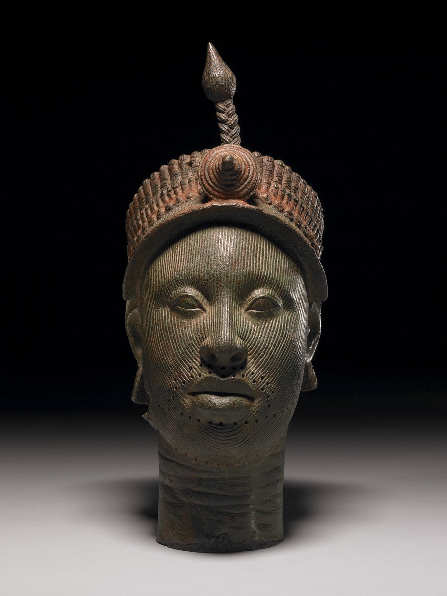 Number five is a brass head of an Ooni (king) of Ife, made over 600 years ago. Read Mary’s thoughts about this extraordinary work of art:  http://ow.ly/J82b30qwn4a 