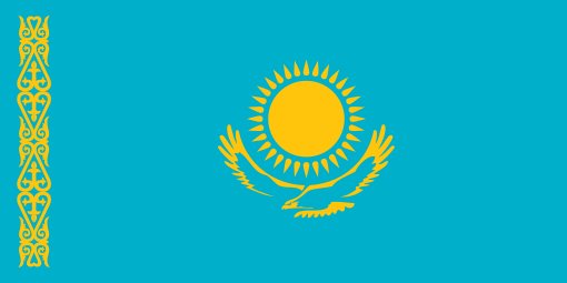 Kazakhstan. 10/10. Both intricate and simple. The eagle symbolises the power of the state. The sun represents life & energy and has 32 rays of light, shaped like grain, to interpret prosperity. Hoist side displays national ornamental pattern "koshkar-muiz" (the horns of the ram)