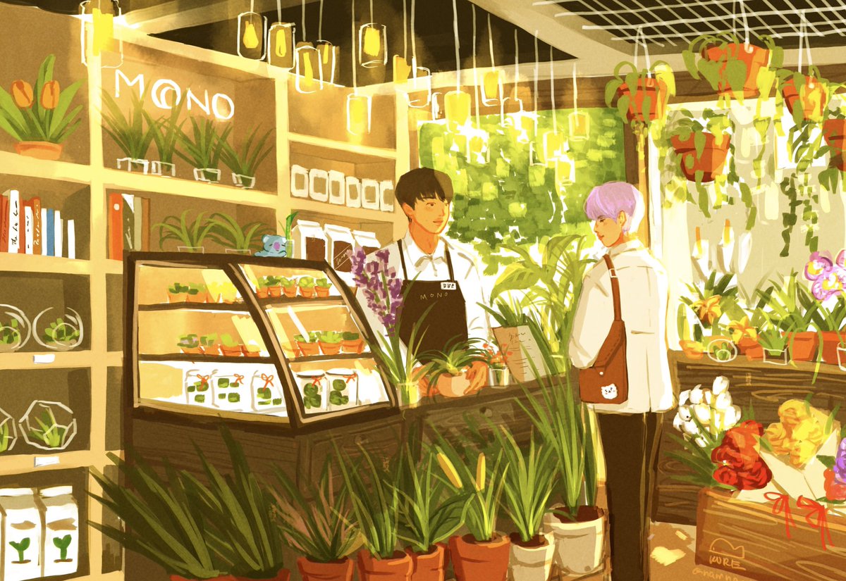 namnamjeans's tweet photo. 🌷🌿💐 🌕🌙💐🌷🌿

#btsfanart #namjin https://t.co/cQTMmfjlK1
