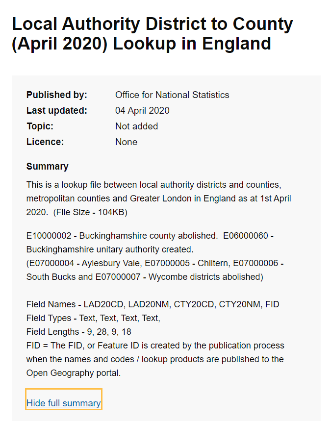 updating this thread to say 314 is the new 317 because of the new Buckinghamshire unitary authority (E06000060, you're welcome) from 1 April 2020, then 309 next year with N and W Northamptonshire and, presumably, 0 by about 2077(and 191 CCGs are now 135, in case you missed it)