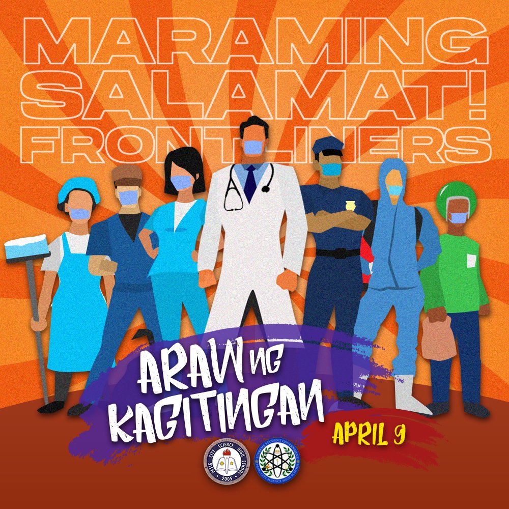 The acts of our frontliners are no different from our ancestors 78 years ago who fought on the frontlines during World War II. Beyond respect and gratitude, our frontliners deserve nothing but our continuous support in this  ongoing health crisis.
#ArawNgKagitingan #DayOfValor