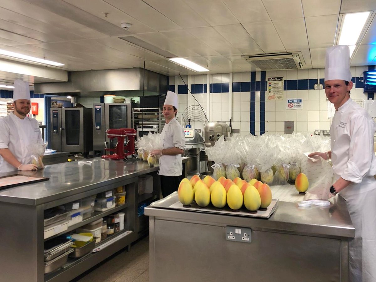 Our chefs have been busy preparing delicious Easter Eggs which today will go to <a href="/GOSHCharity/">Great Ormond Street Hospital Charity</a> for distribution amongst children, patients and staff of <a href="/GreatOrmondSt/">Great Ormond Street Hospital for Children</a> to celebrate the Easter weekend. Thank you to the workers at places like Great Ormond Street Hospital 👏👏