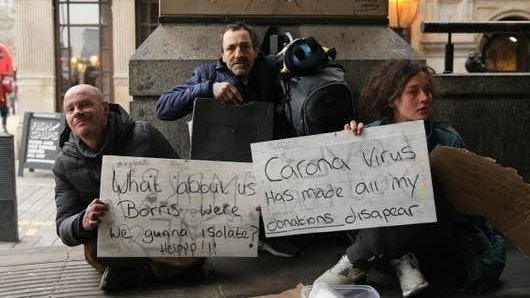 PutneyMums's tweet photo. 28,000 #homeless people sleep rough in the UK.
#LocalMum Andrea, working for St Mungo’s supporting 127 #roughsleepers self isolating for 12 weeks, has launched this petition to support them during #covid19. Please sign/share https://t.co/ajIETGRtK7 #localmums #localmumsonline https://t.co/XODGhpJ9Cc