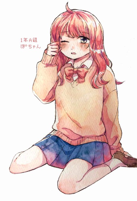 posu゜さんがTwitterに投稿した西園ホノカ(ゾンビランドサガ)のイラスト。