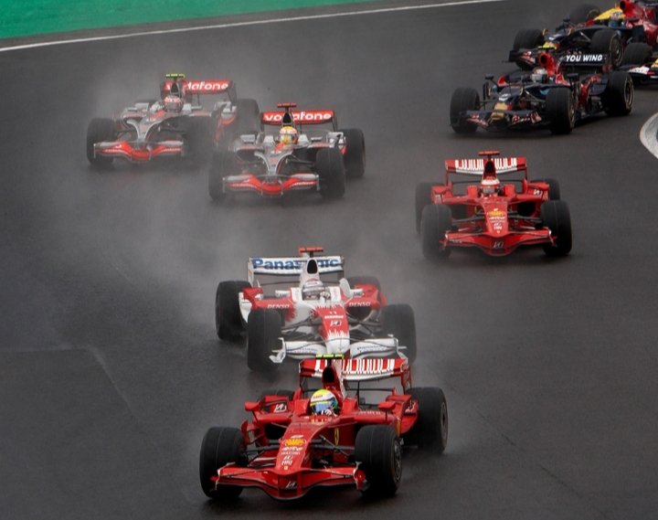 Brazil 2008. Timo fucking Glock's Toyota engine gives out on the last lap. Hamilton gets ahead of him and beats Ferrari's Felipe Massa to the championship by a single point.