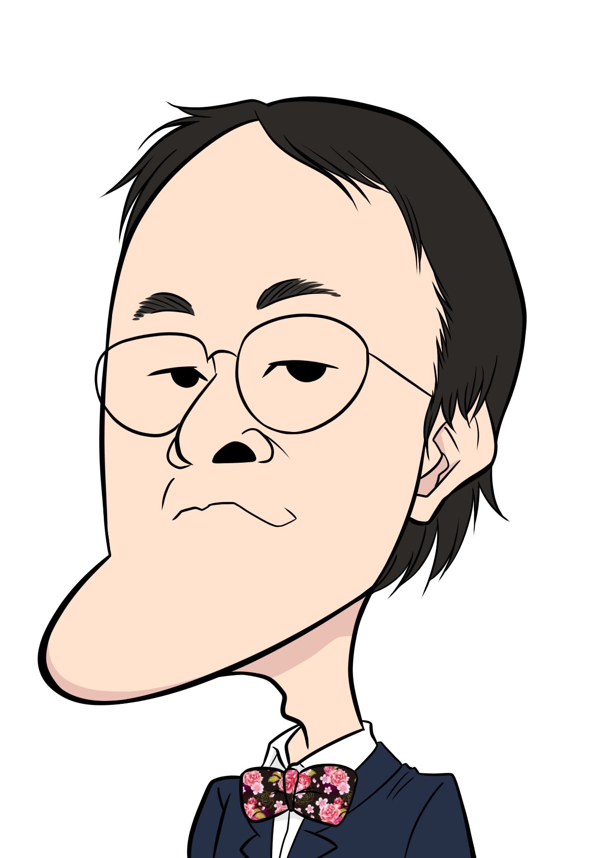 Twitter 上的 はちのす 似顔絵新規投稿です お笑い芸人 アインシュタイン稲田 さんです 個性的すぎるぐらいに特徴がはっきりしていたのでとても描きやすかったです 大阪梅田 似顔絵 似顔絵描きたい 芸能人 稲田直樹 イラスト 似顔絵教室 プレゼント