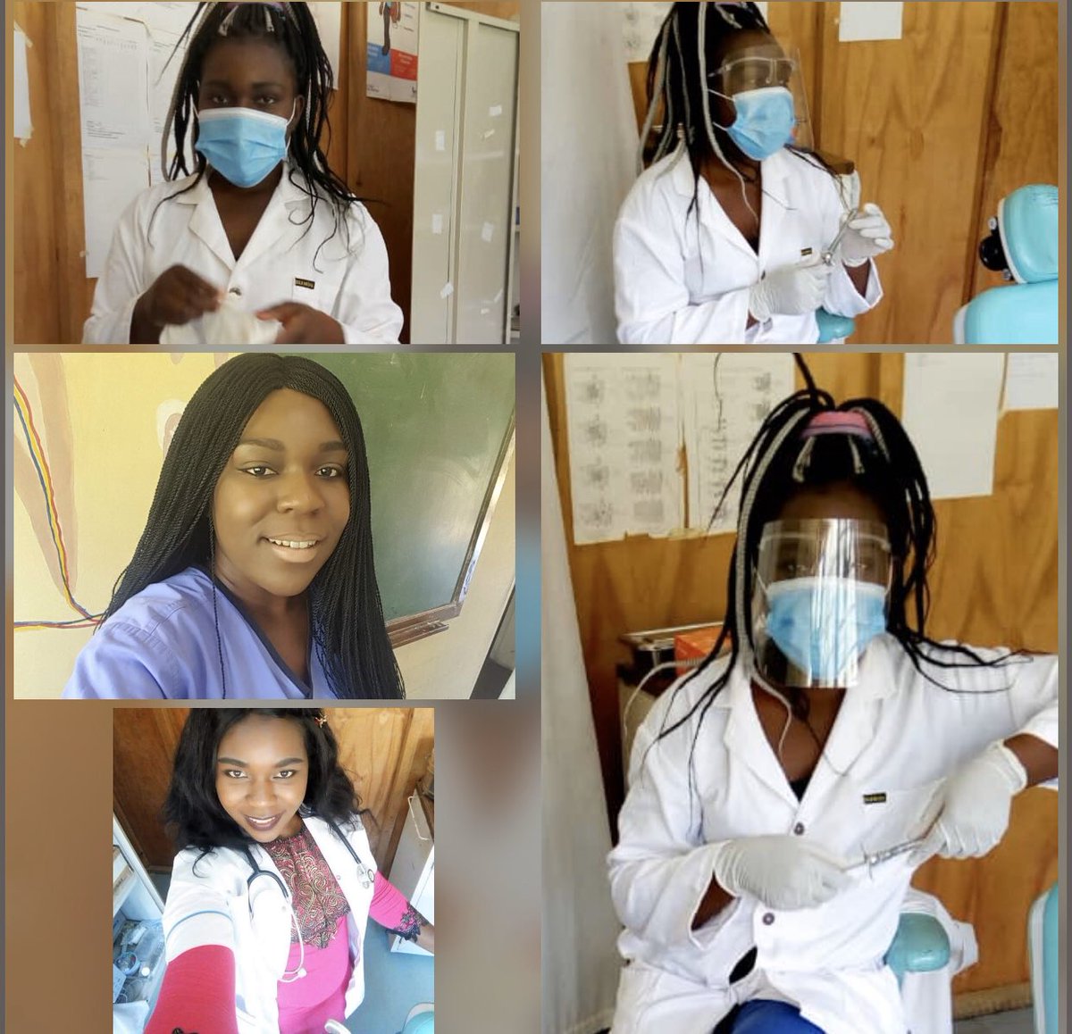 AngieMurimirwa's tweet image. “It’s always been my passion from when I was very young to save lives: so I became a health worker.. #Covid19 is real,  adhering by professional advice will save lives : be safe-stay at home!”Lenny, a #HealthWorker &amp;amp; @Camfed alumna  #EducationChanges Everything  #PamojaTunaweza