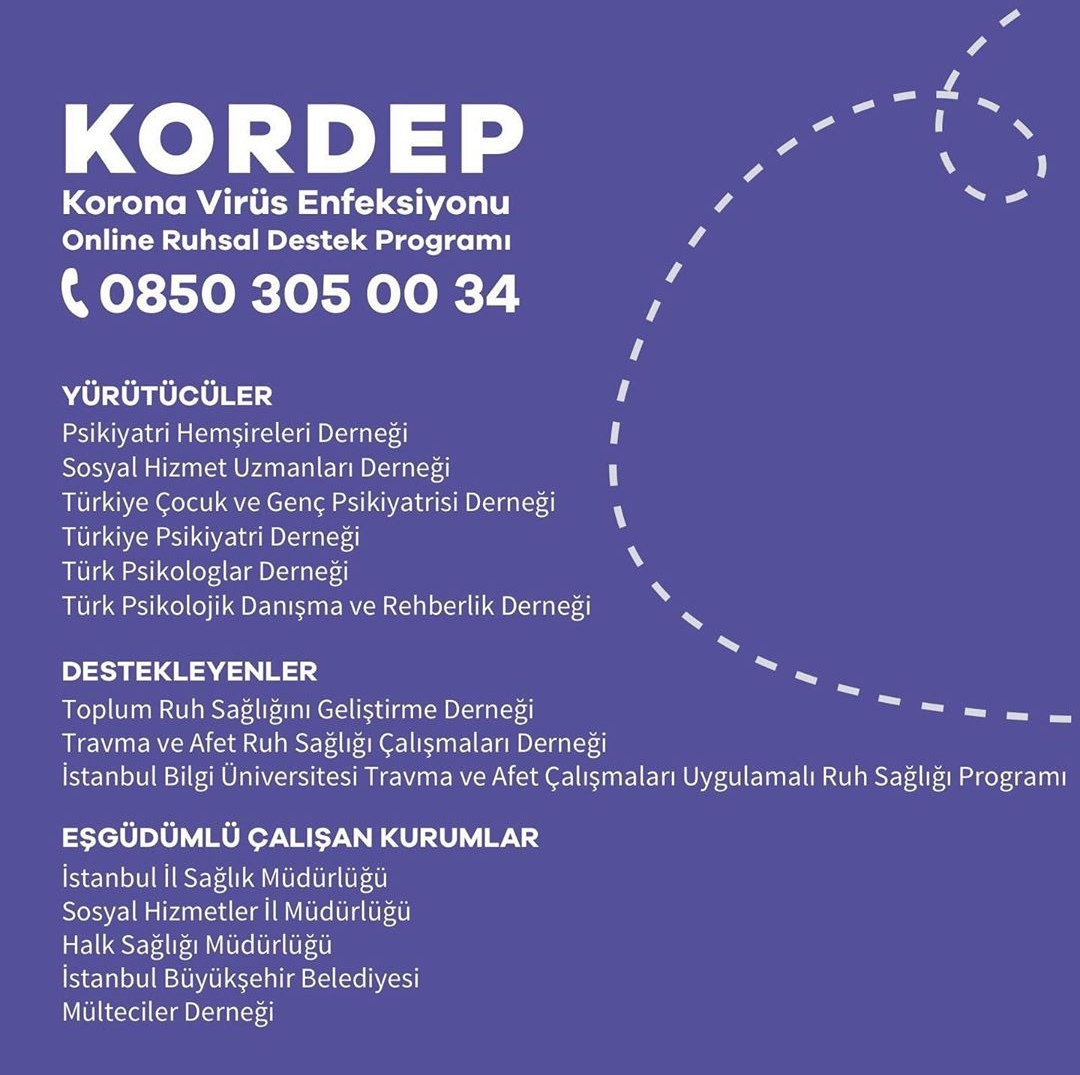 TPDBilgi's tweet photo. Psikososyal Dayanışma Ağı tarafından geliştirilen #KORDEP kapsamında verilecek ruh sağlığı hizmetinde, ağın yürütücü bileşenlerinden biri olan #TürkPsikologlarDerneği gönüllü üyeleri ile birlikte destek sağlamaktadır.
#corona #COVID19tr #evdekal #onlineterapi #online #psikolog https://t.co/UrMlCnZl2l