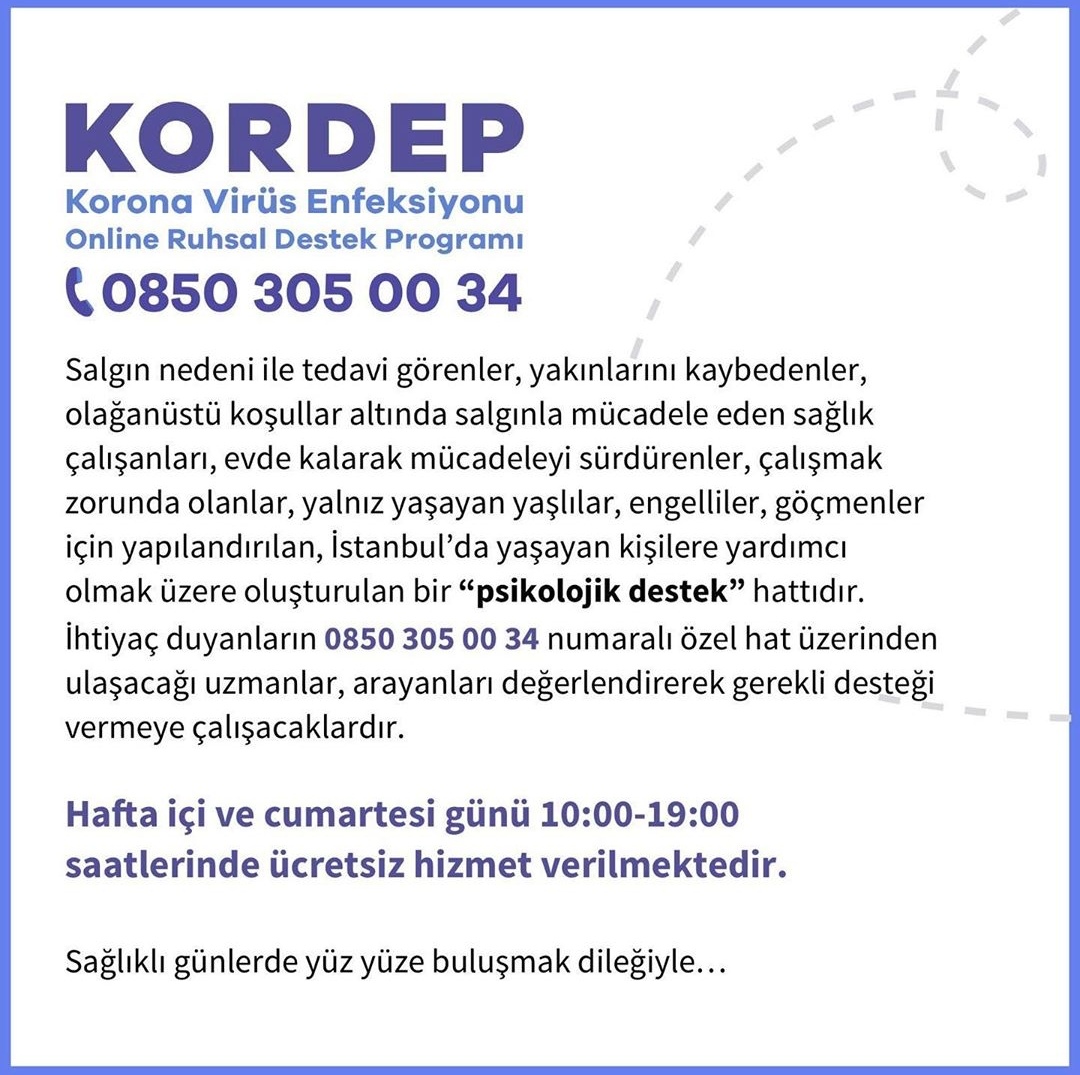 TPDBilgi's tweet photo. Psikososyal Dayanışma Ağı tarafından geliştirilen #KORDEP kapsamında verilecek ruh sağlığı hizmetinde, ağın yürütücü bileşenlerinden biri olan #TürkPsikologlarDerneği gönüllü üyeleri ile birlikte destek sağlamaktadır.
#corona #COVID19tr #evdekal #onlineterapi #online #psikolog https://t.co/UrMlCnZl2l