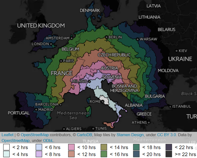 onlmaps's tweet photo. How far you can drive from Rome in a day:
https://t.co/LFa6NznjWV https://t.co/FHg2bf7hmt