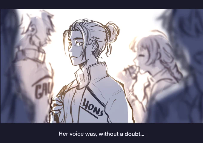 Modern school AU time. The first time Felix heard Annette Sing. Little too early for felannie week but i love them both.
#Fe3h #felannie 