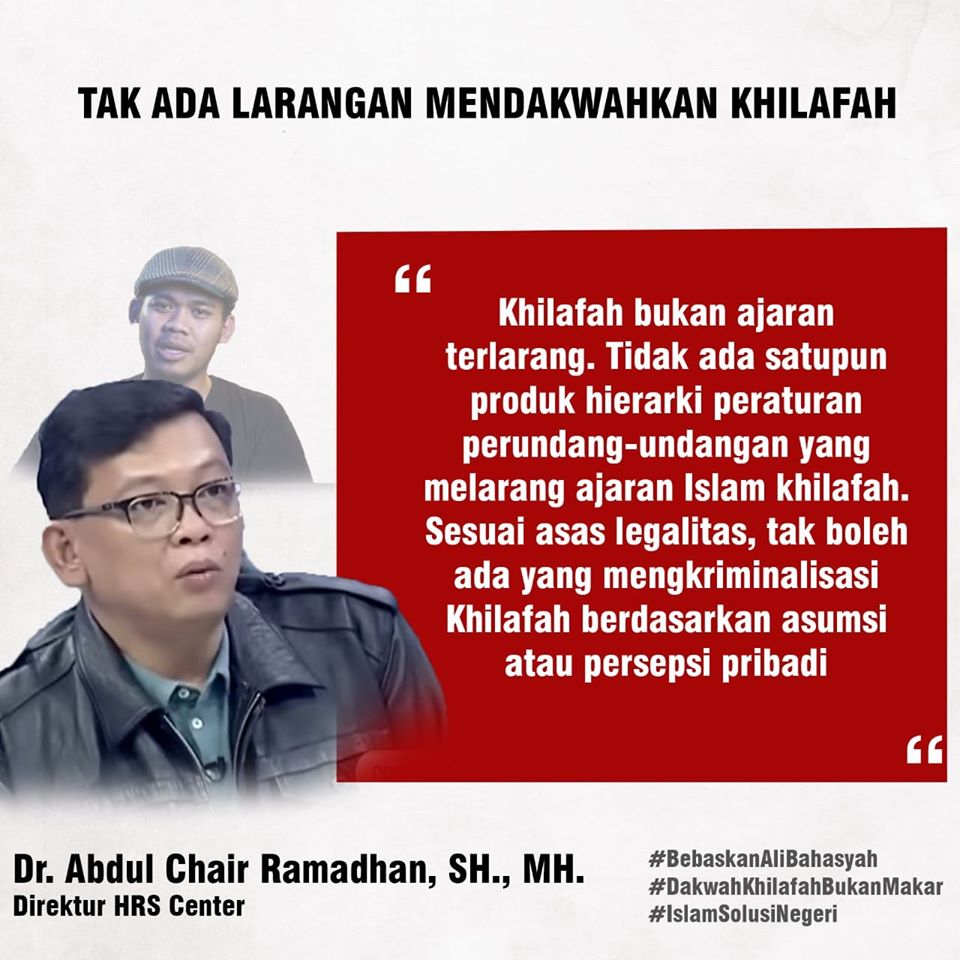 Syaiful_Klax's tweet photo. gunakan hati dan pikiran secara jernih. gsunakan kekuaaan untuk memberikan pengayoman bukan untuk mengkriminalisasi ajaran islam.

#AliBaharsyah
#BebaskanAliSekarang
#HentikanKriminalisasi
#HentikanKedzalimanRezim
#KembaliKepadaIslam
#MuslimMenolakKedzaliman https://t.co/5qpOaPQFVY