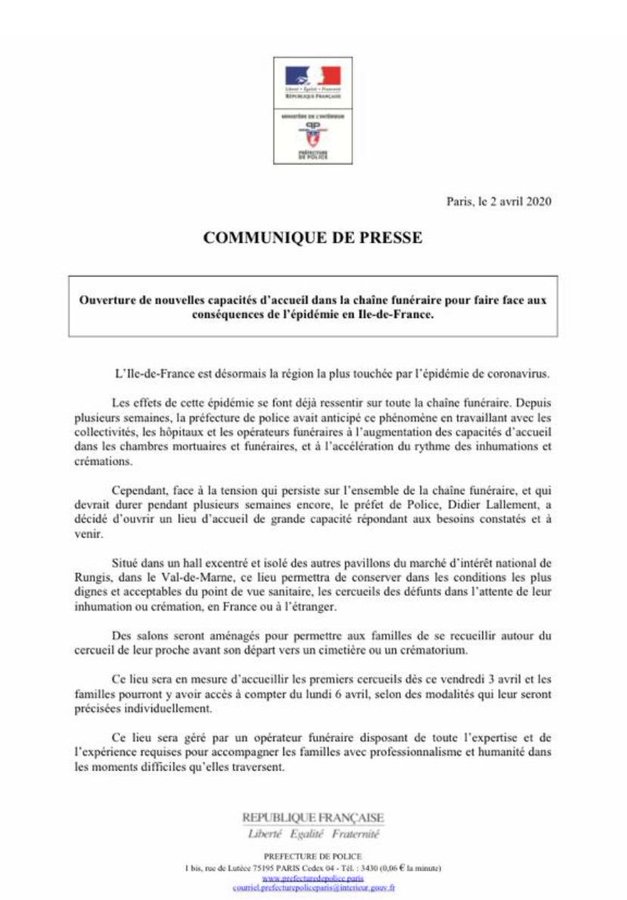 EVJsRGiUEAAvEgG?format=jpg&name=900x900 Coronavirus: double punishment for the families of COVID-19 victims transferred to the Rungis morgue