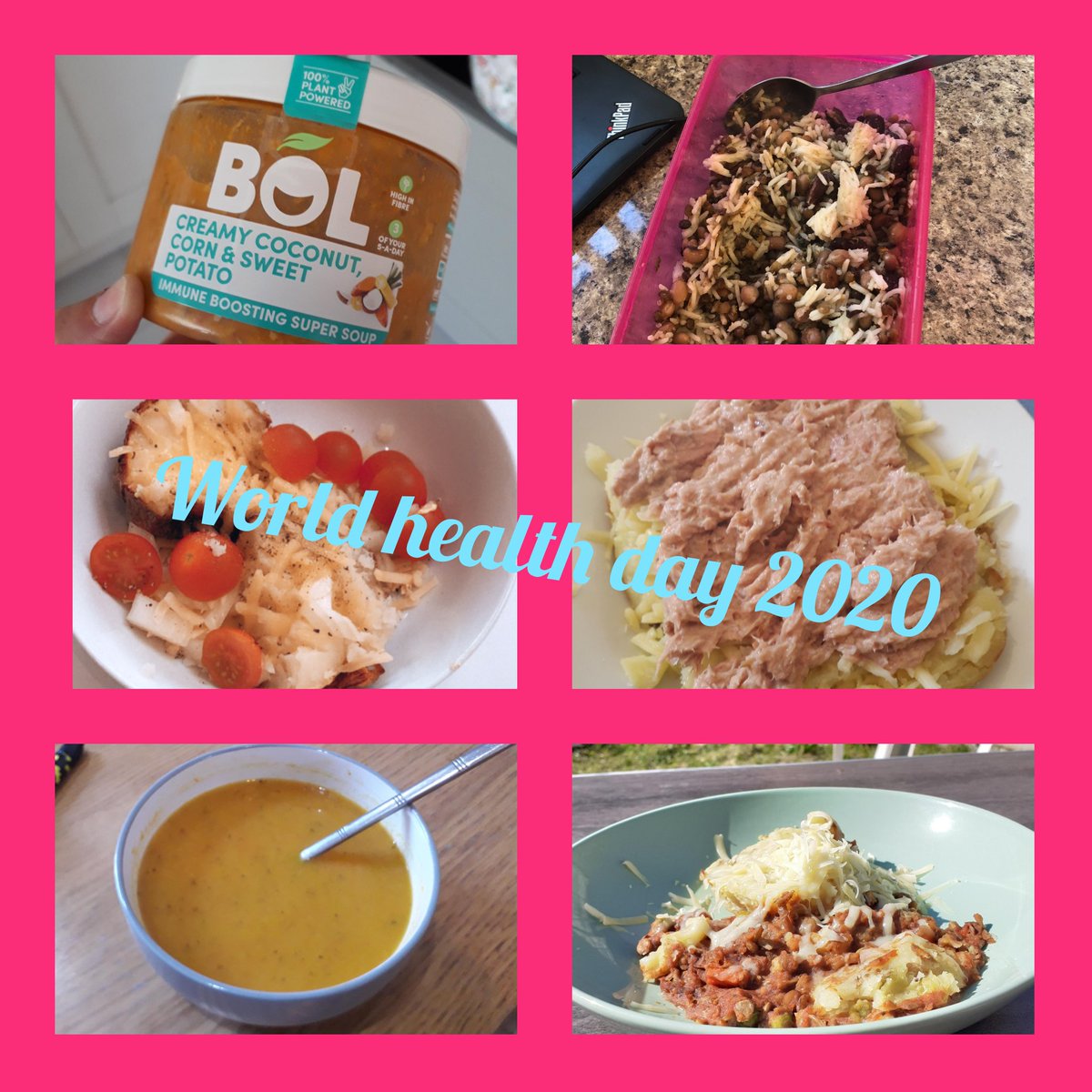 P3LinkworkCGM's tweet photo. On tuesday for #worldhealthday our team all joined in by having a healthy lunch. Here is some pictures of the lunches we enjoyed https://t.co/eYPFElgdPT