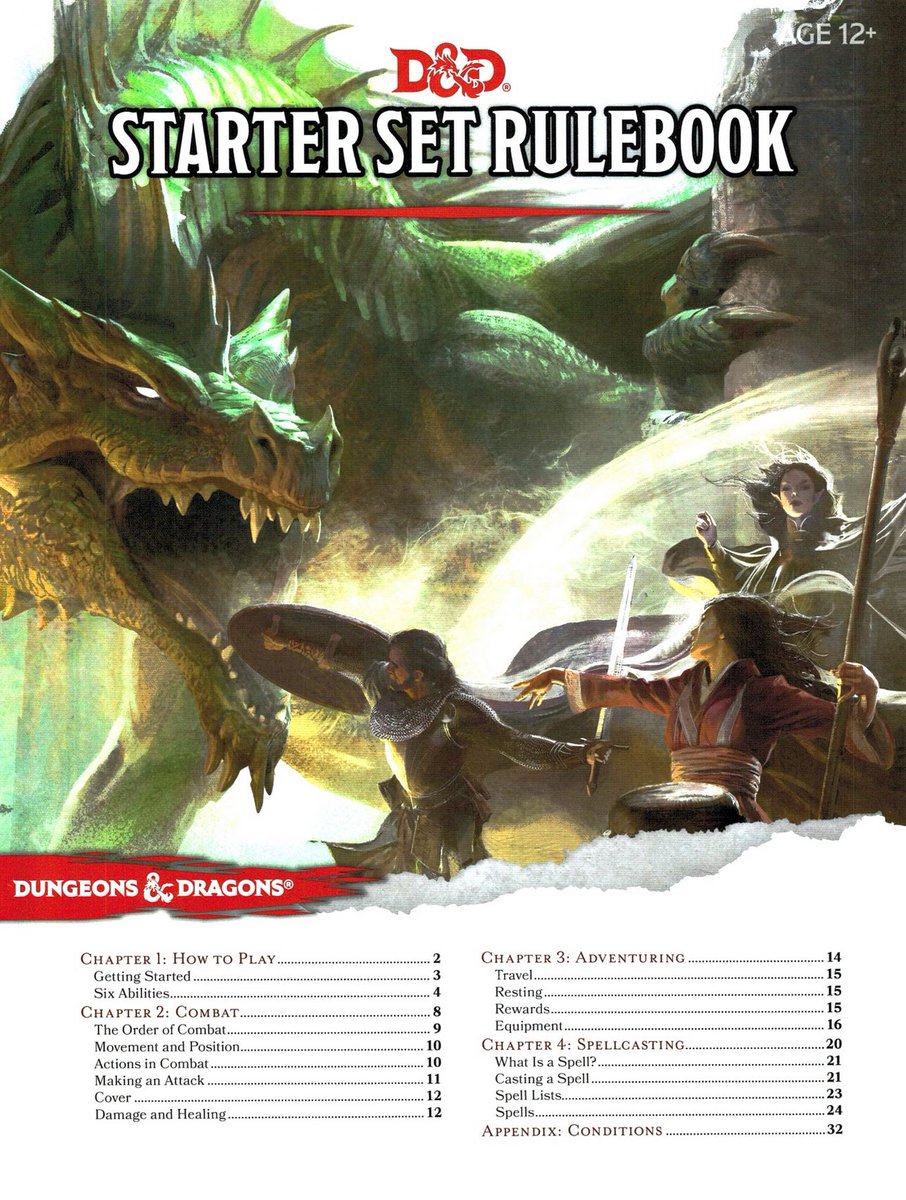 After watching those videos I'm guessing you must be itching to start your own adventuring. So here's a link to my copy of D&D Starters Set. It includes; a) Starter Set Rule Bookb) Pre-generated Character Sheetsc) Lost Mine of Phandelver (DM book) https://drive.google.com/open?id=1lEPA-zlUnUf5y48q9Z4zIMnWkLevte37