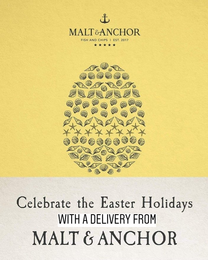 Easter Ready!

Friday | 4pm -9pm
Saturday | 4pm - 9pm
Sunday | Closed
Monday | 5pm - 8pm

Please call 01285646343 to place an order for collection or visit our website for delivery. 

maltandanchor.co.uk