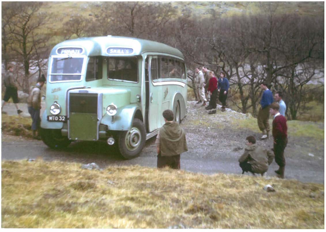 Easter 1957 🚌 Thank you to Mr &amp; Mrs Norris for sharing this #ThrowbackThursday with us. Hired by the 'Summit Mountaineering Club, this Skills coach is pictured in Glen Nevis during a 4-day climbing trip on the 'Ben' 🏔🥾  

We really do love to hear your Skills memories 💚💚