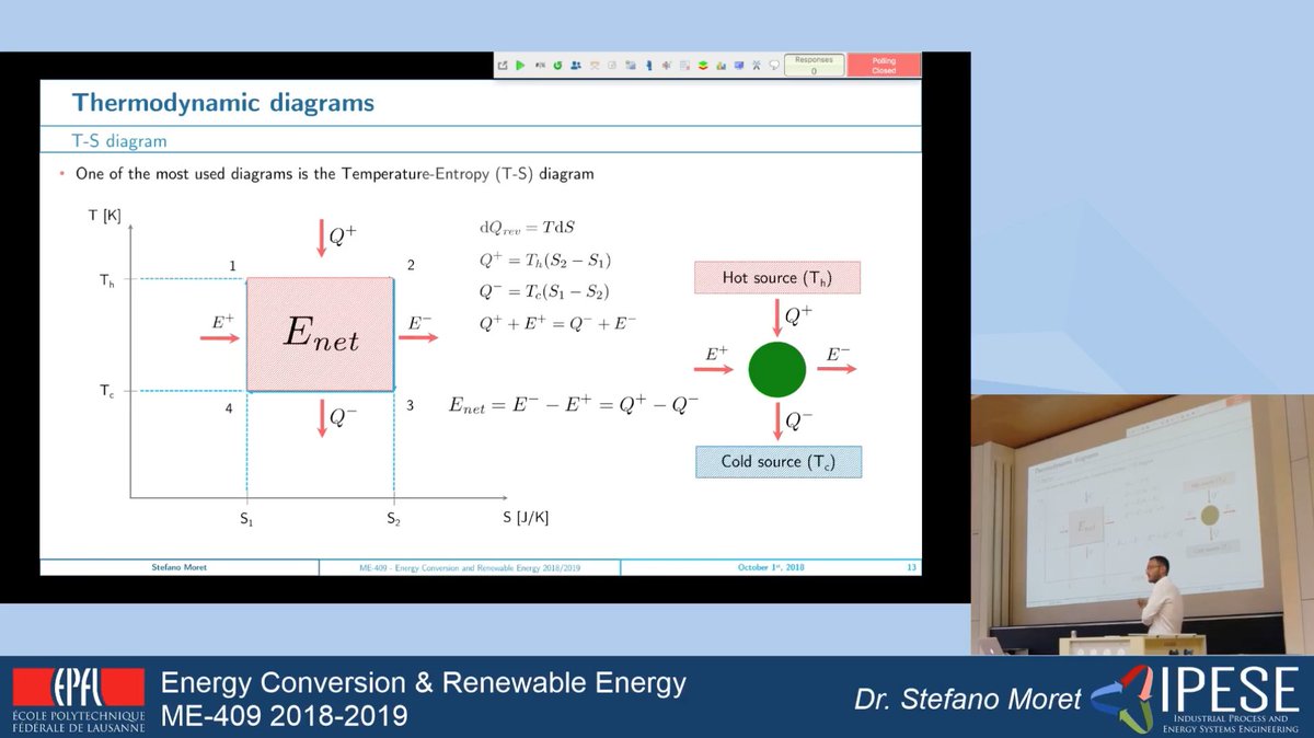 5/ Day3: From theory to practice! How do we convert  #heat into  #electricity? Lecture content:- Thermodynamic diagrams- Steam cycle: key concepts,  #energyefficiency, Organic Rankine Cycles (ORCs)  #onlinelearning  #energy  #EnergyTransition 
